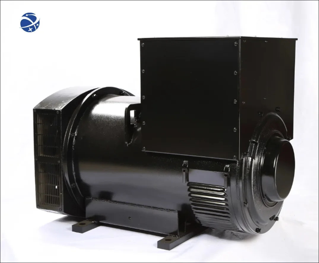 YUNYI Single phase or 3 phases Brushless Synchronous Alternator 10kw 30kva 100kw 150 kva 200kva 220V AC alternator generator