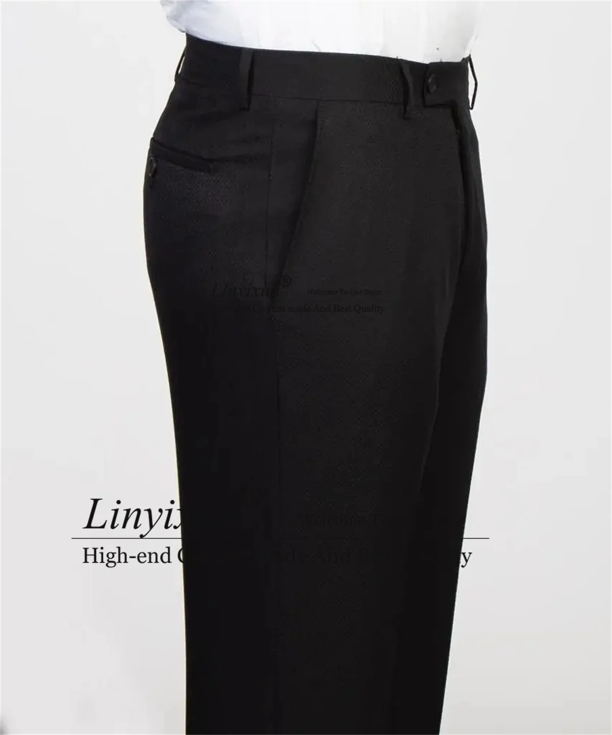 Sparkly Ornament Rhinestone Men Suits Customized Double Breasted Wedding Tuxedos 2 Pieces Sets Party Groom Blazers Costume Homme