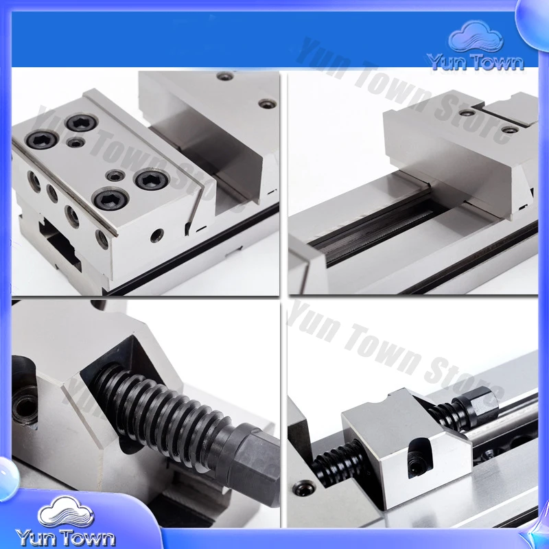 High Precision Manual Flat Vice Tool Maker Vise for GT125 and 5 Inch CNC Grinding Milling Machine