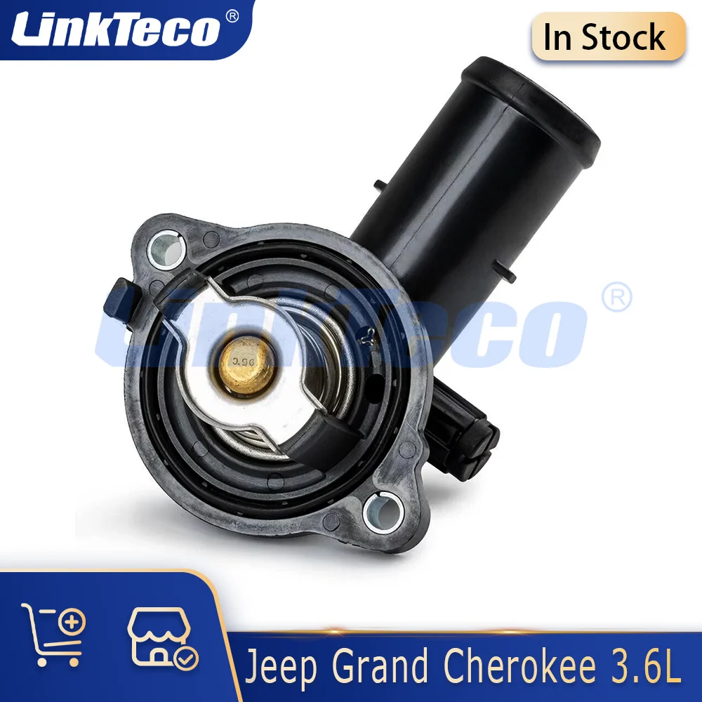 Parte do motor termostato caber 3.6 l v6 gás flex dohc para jeep grand cherokee wrangler jk dodge durango erb erc 3.6l 11-21 5184651 AG