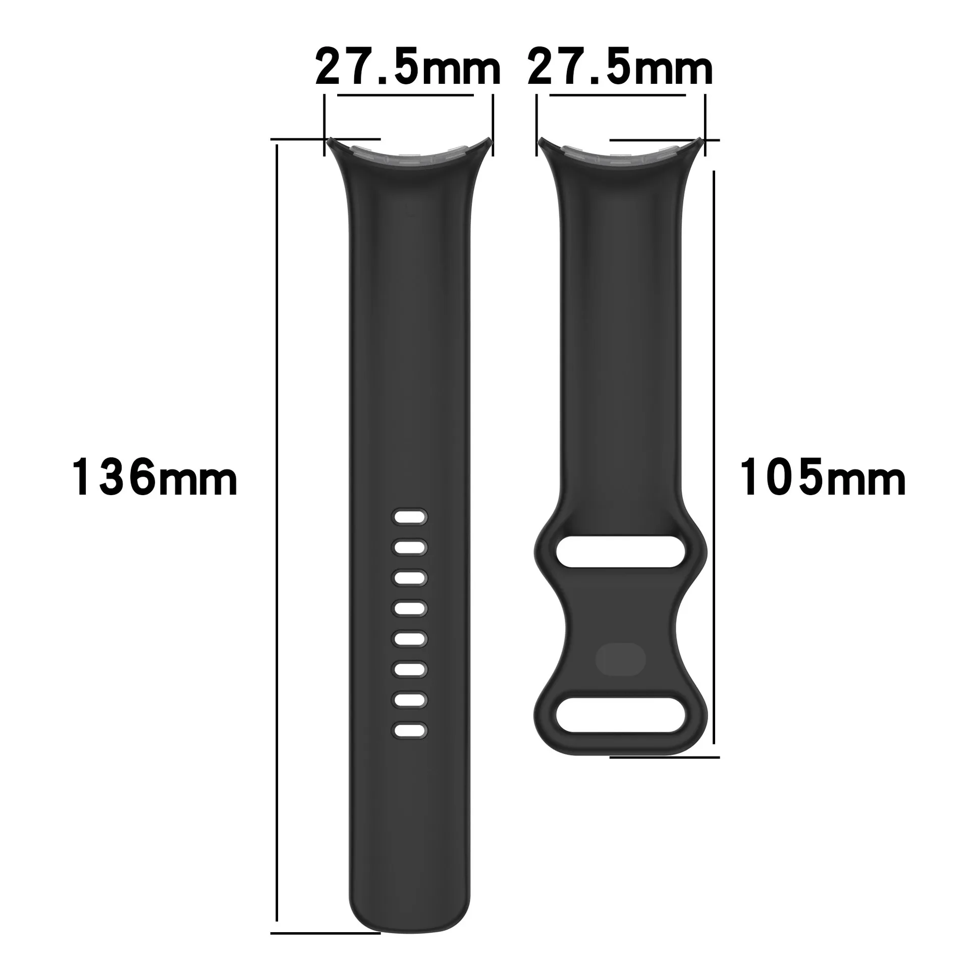 Sportarmband für Google Pixel Watch 3 41 mm 45 mm Band, weiches, atmungsaktives Armband für Pixel Watch 1 Pixel Watch 2 Uhrenarmband