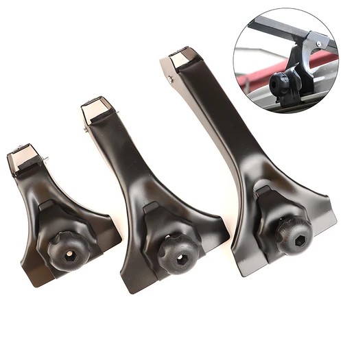 Imagen 2 del producto Juego de soportes ajustables para canalones de coche, compatible con la mayoría de los estantes de techo