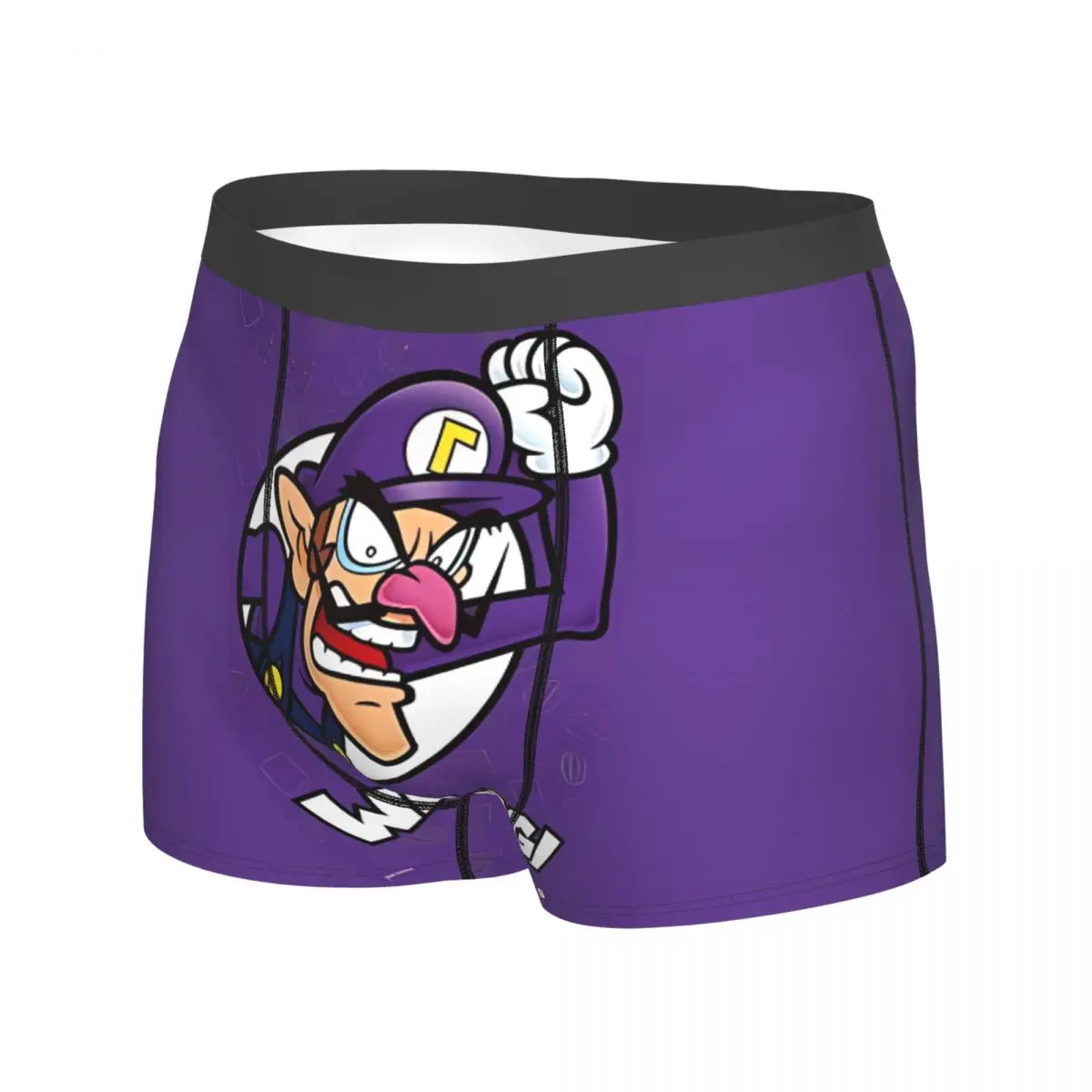 Super-Marios Boxer Shorts Pouch Underwear Trenky Print Boxer Brief Elastic Men Panties Plus Size