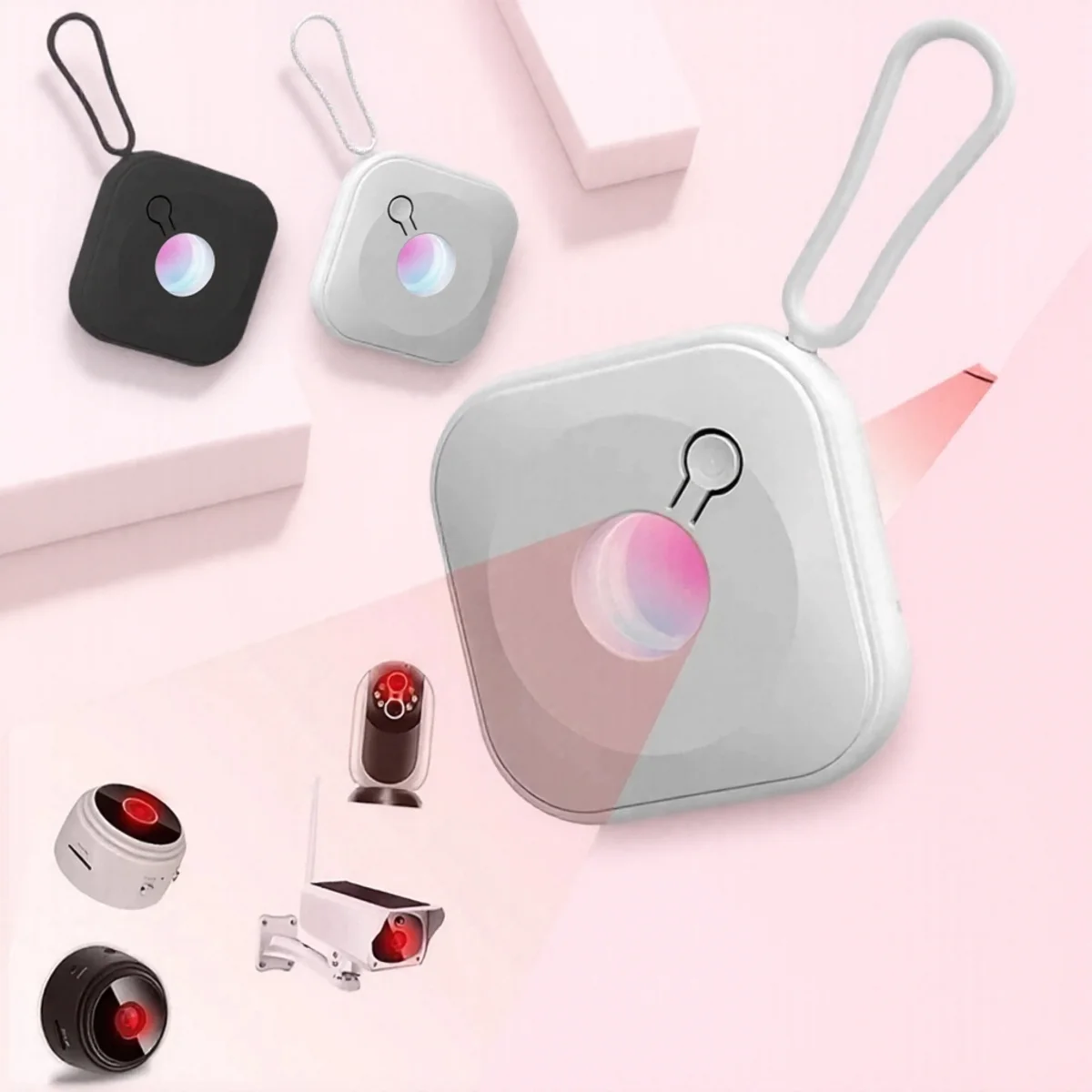 

Портативная антишпионская камера-детектор, скрытое ИК-инфракрасное сканирующее устройство для путешествий в отеле, домашнего офиса, защита безопасности