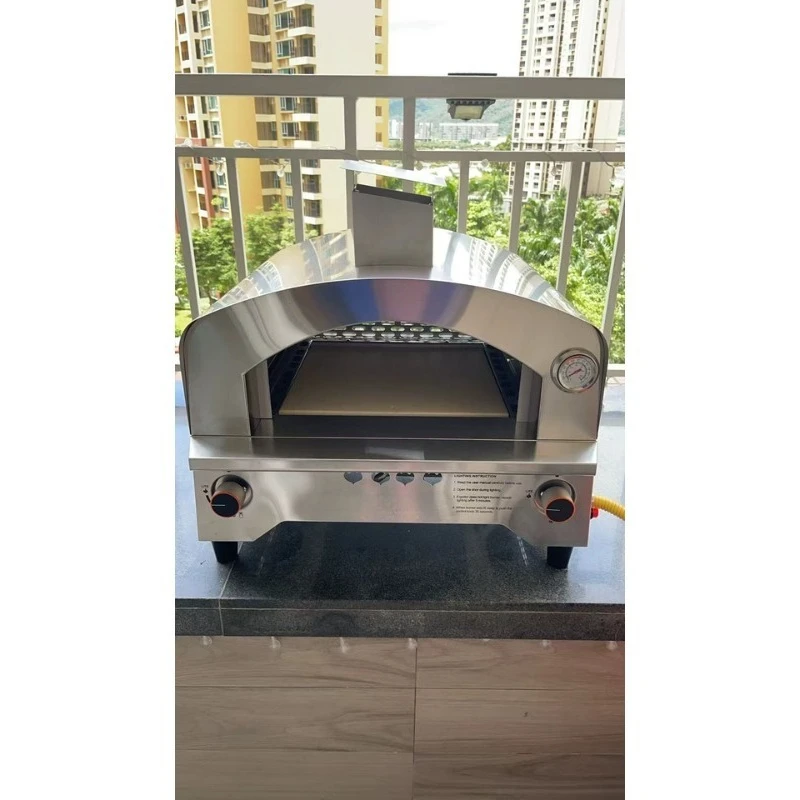 

14-Inch Portable Propane Automatic Rotary Stone Oven Outdoor Oven Pizza Oven