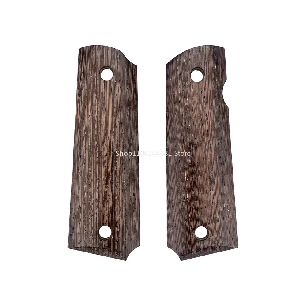 1 Par de Empuñaduras 1911, Material de Parche de Madera de Ala de Pollo, Parches de Material DIY, Empuñaduras para Pistola
