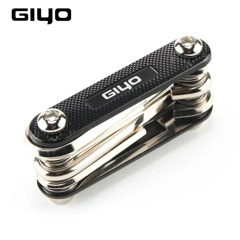 GIYO 11 In 1 Bicycle Repair Combination Tool MTB Bike Bicycle Repair Tool Sports Outdoor Accessories Mini Cycling Multitool