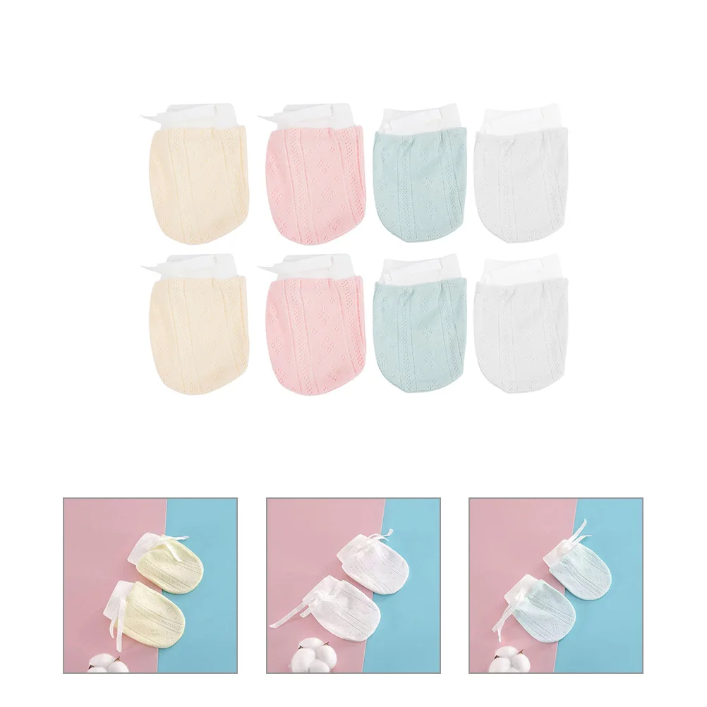 4 أزواج من القفازات المقاومة للخدش، قفازات قابلة للتنفس، قفازات ناعمة ومريحة لحماية البشرة