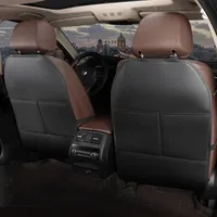 Kick Mats Car Seat Protector Anti-kick Pad with Storage Compartment Anti-dirty Pad Protective Pad, Universal Car Back Seat Cover