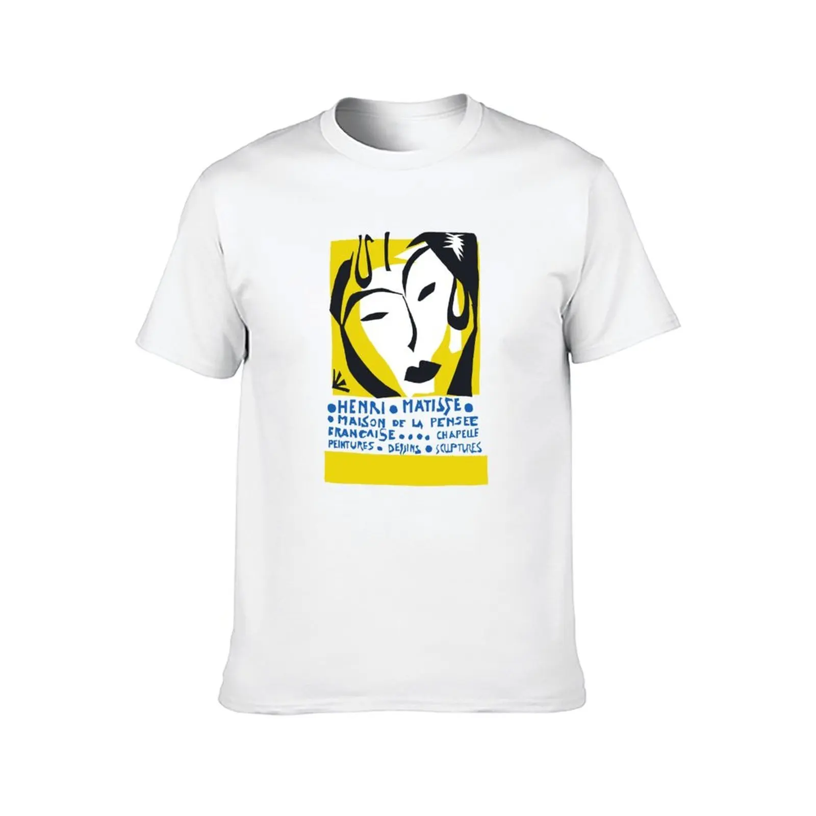 T-shirt con poster Matisse Collage, magliette essenziali con stampe