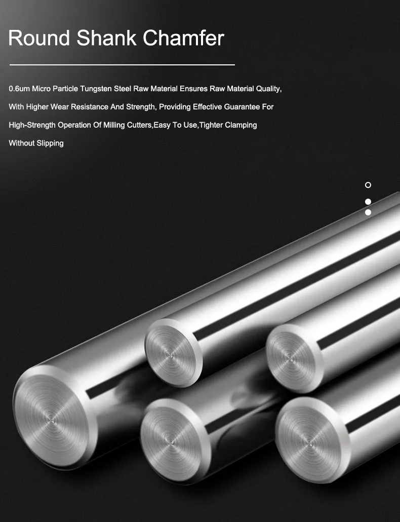 3,175 mm, einseitig gefräst, farbig beschichtet, Hartmetall-Fräser aus Wolframstahl für Aluminium, PVC, zum Schnitzen. – Detail 5