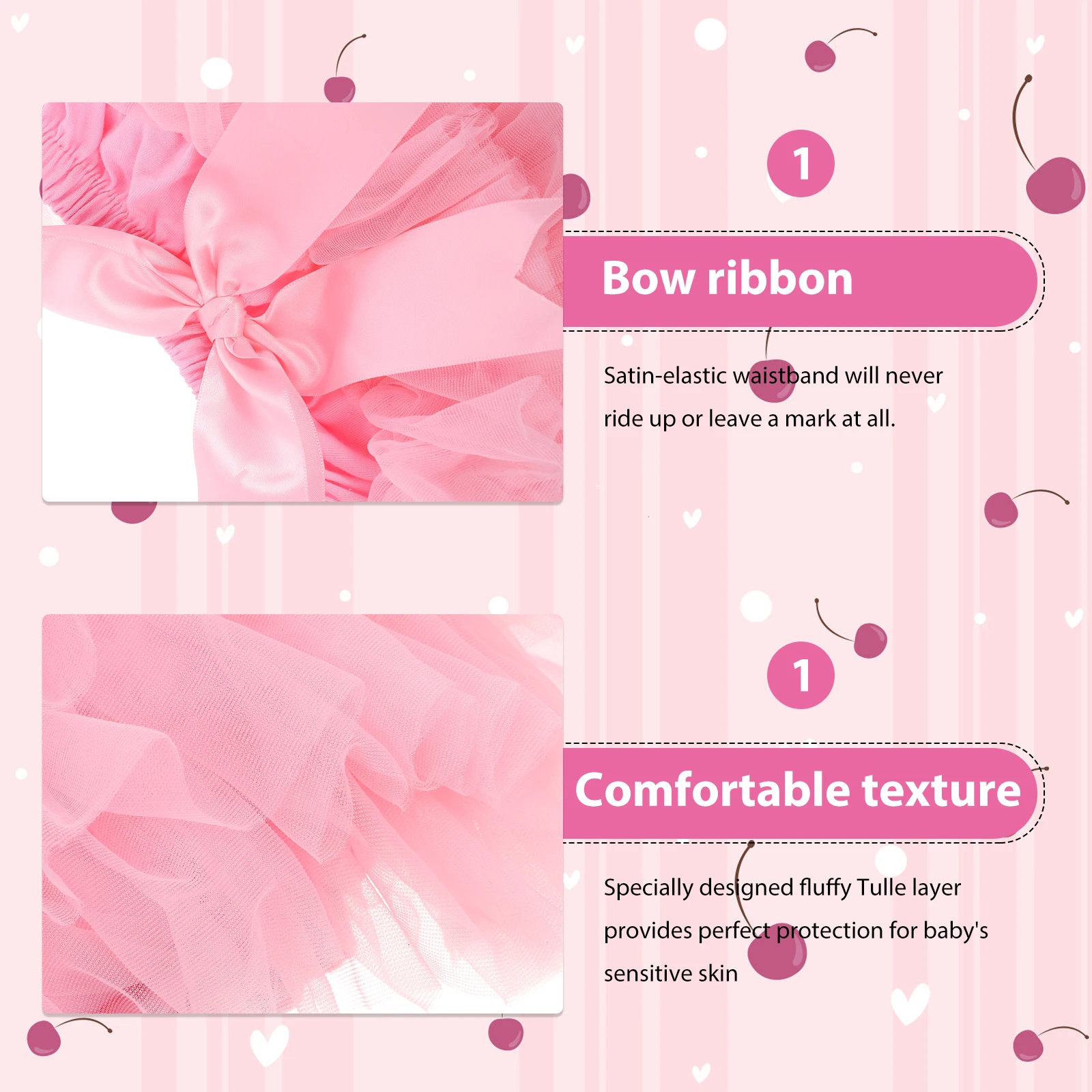 

Gray Tutu Skirt Baby Girl Photography Newborn Toddler Dress Soft Tulle Layers Satin Waistband Easy Wash Cake Outfit