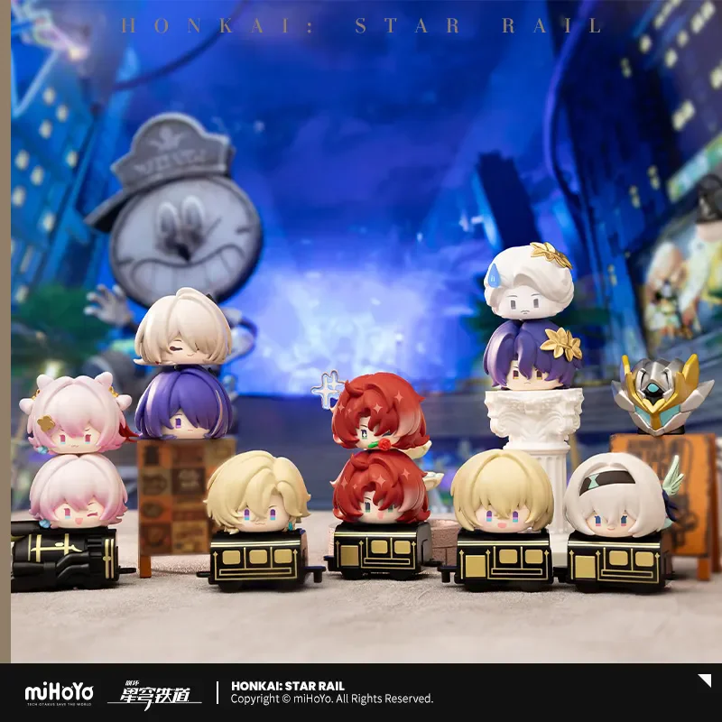 Honkai Star Rail Action Figures Stacking Pendant March 7th Aventurine Firefly Dr. Ratio Argenti Model q-version Figures Original