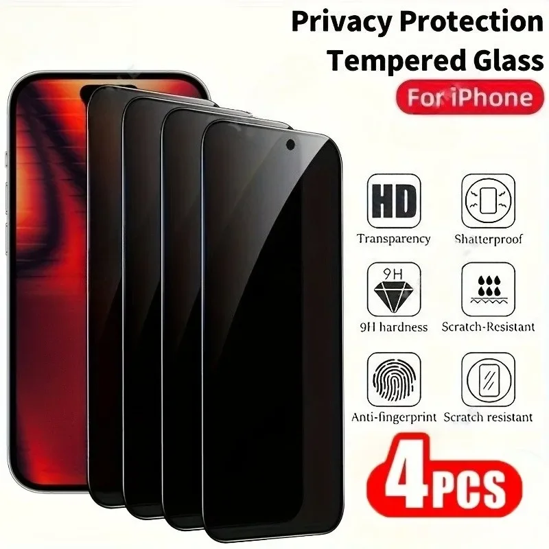 4Pcs Tempered Glass… - image