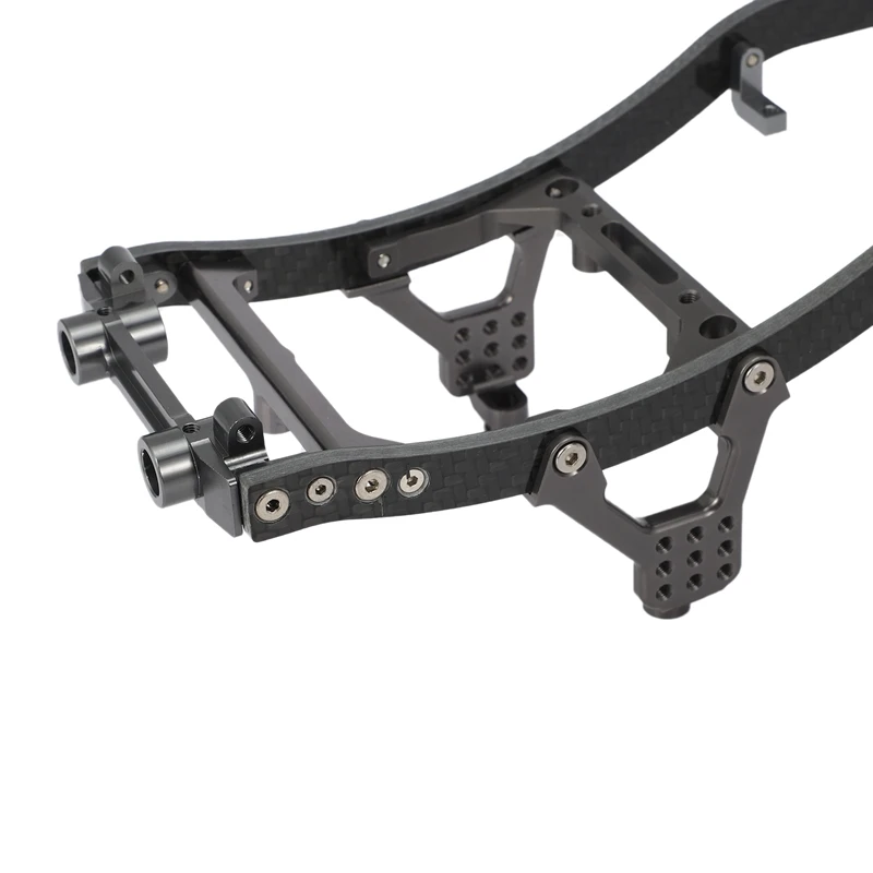 SCX10 Frameligger Koolstofvezel Chassis Frame Rails Voor 1/10 Axiale SCX10 RC Crawler Truck Off-Road Auto