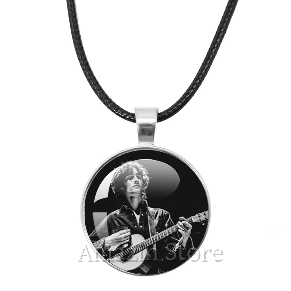 25mm Leather Rope Necklace British Indie Rock Pop Singer Sombr Pendant For AccessoriesI Back To Friends Fans Gifts JD037