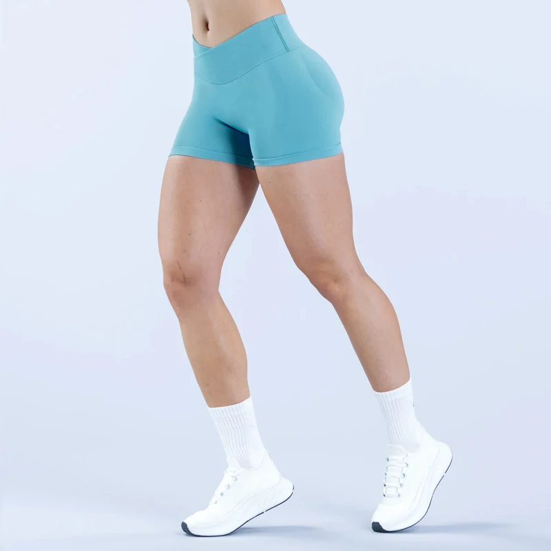 섹시한 여성용 피트니스 스포츠 반바지, 로우 리브드 요가 반바지, 짐 러닝 비전 반바지, 운동용 스크런치 버트 심리스 레깅스