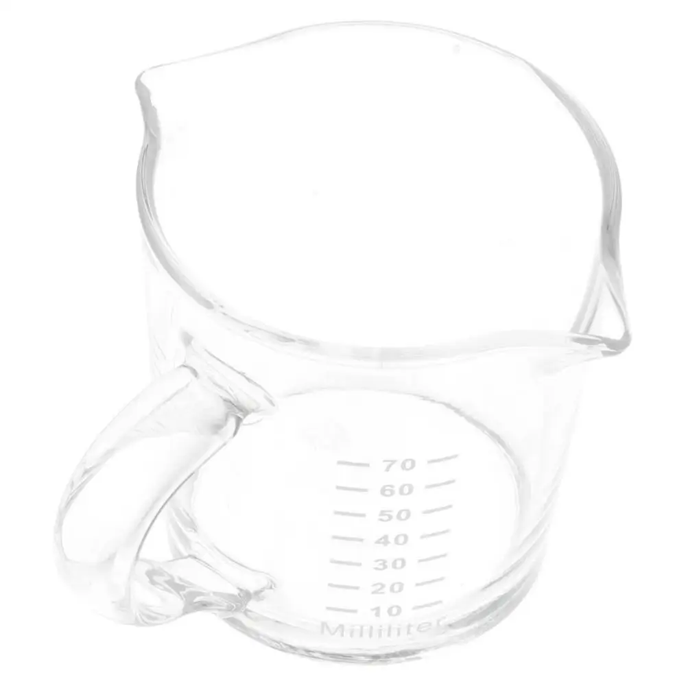 Serviceable Glass Glass Measuring Cup 70ml/100ml/150ml Kitchen Tool Shot Glass Double Mouth Milk Cup Coffee Shop