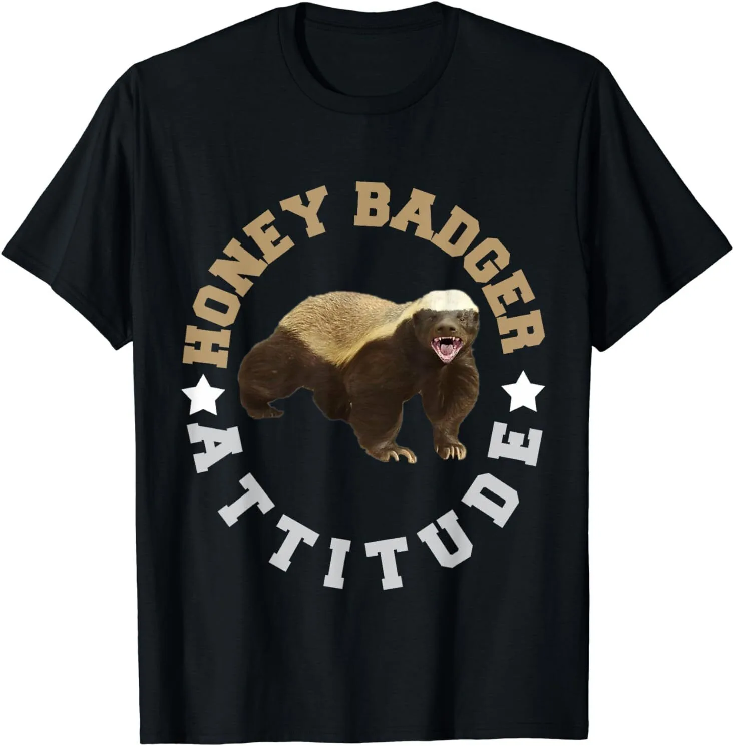 

Honey Badger Attitude Funny Design Gift Idea Premium T-Shirt