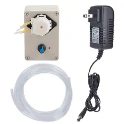 Dosing Pump Industrial Peristaltic Liquid Pump Adjustable Flowing Dosing Pump US Plug 110‑240V Pump Peristaltic Liquid Pump
