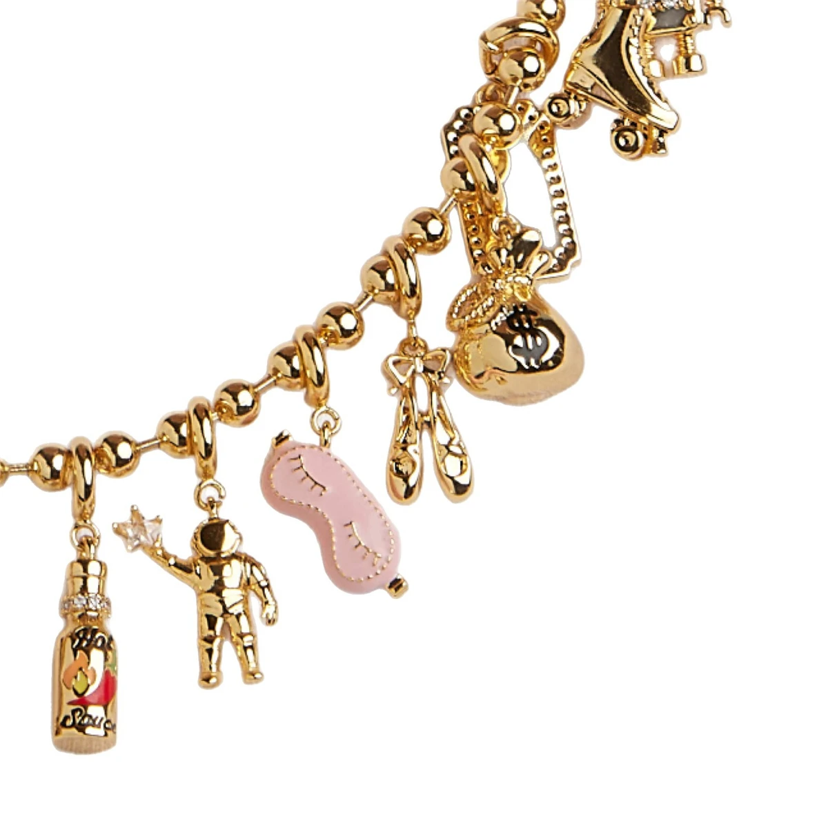Modischer und beliebter Edelstahl-Valentinstag-Anhänger, DIY-Zubehör, Zirkon-Anhänger, 18K vergoldet, Farbbeständig – Detail 5