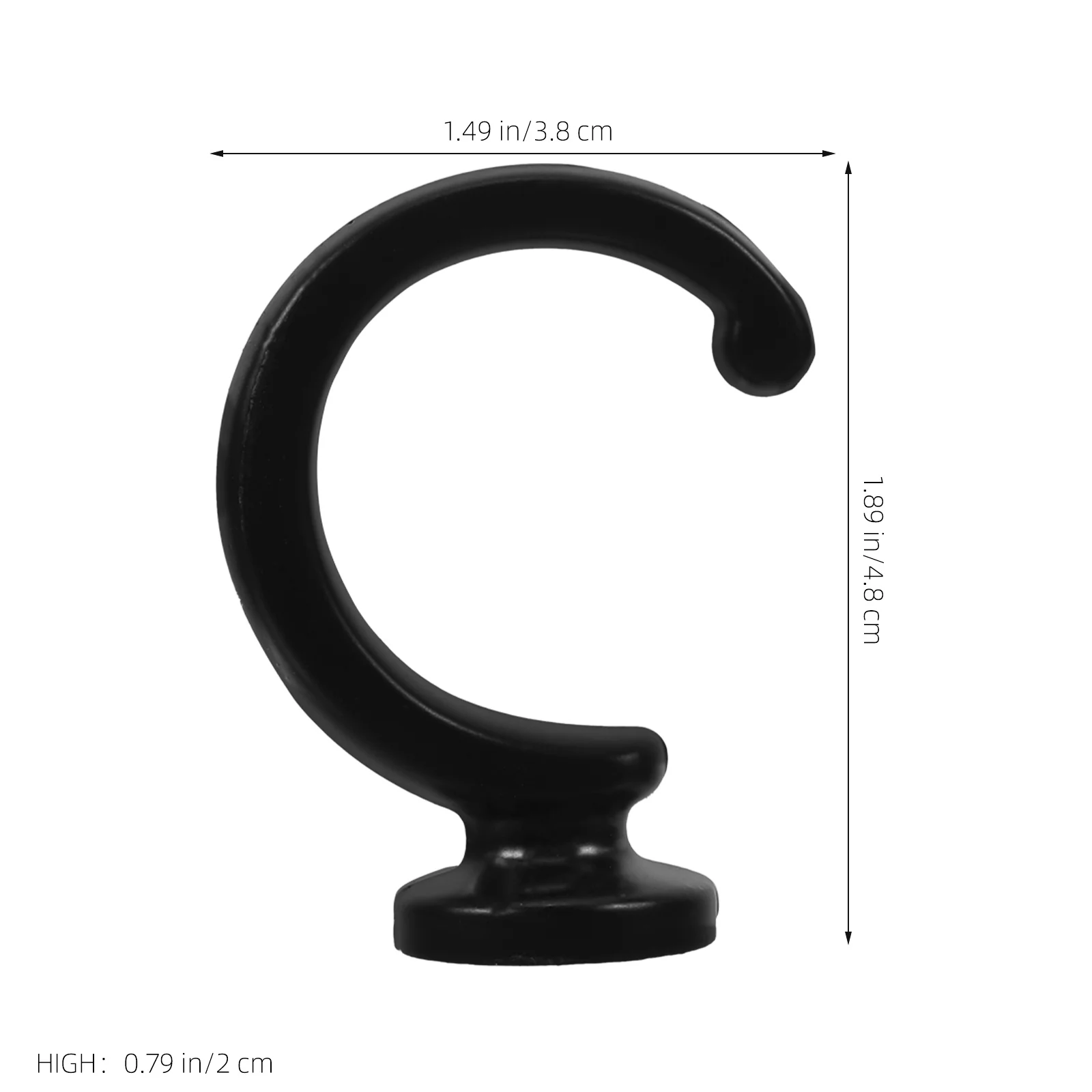 قطعتان من خطافات الحائط المصنوعة من سبائك الزنك شديدة التحمل وربطات ستائر مستقرة وفريدة من نوعها أشتات يومية #4