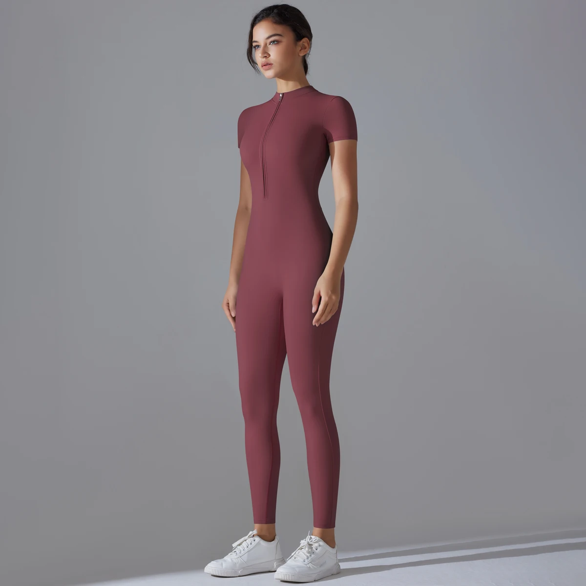 Frauen Bodys Fitness Sport Body Yoga Anzug Atmungsaktiv Schnell Trocknend Sport Yoga Kleidung frauen Gym Push Up Workout – Detail 32