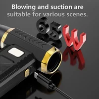 Turbo Jet Fan 400000RPM Wireless Air Duster Portable Blower for Car Cleaning Keyboard Speed Powerful Turbo Fan Dust Removal Fan 2