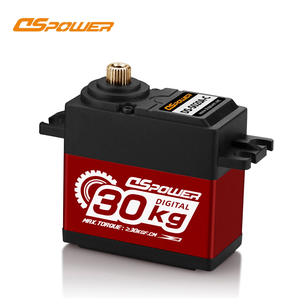 DSPOWER 20kg 24kg 30kg  Waterproof Digital Servo 180° 300° Metal Gear Coreless Brushless for 1/8 1/10 RC Car Robot Boat Plane