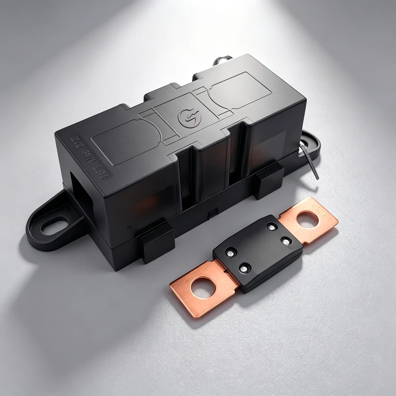 MEGA Auto-Sicherungshalter, 32 V, 30 A-500 A, 40 A, 60 A, 70 A, 80 A, 100 A, 125 A, 175 A, 225 A, 250 A, 400 A, HOCHSTROM-SICHERUNGSHALTER – Detail 1