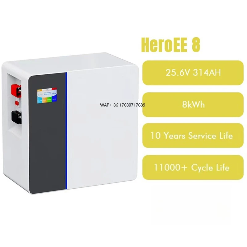 

High Efficiency IP30 8kWh Solar Generator Power Pack with 4 Wifi and Bluetooth 3000kw Power Rating for Homes