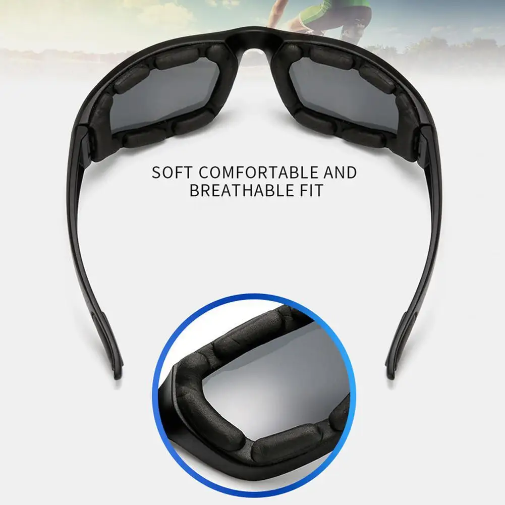 1PCS Outdoor Cycling Eyewear Sunglasses Riding Goggles Windproof Glasses Men Sports Sunglasses Goggles Bicycle Riding Accessorie