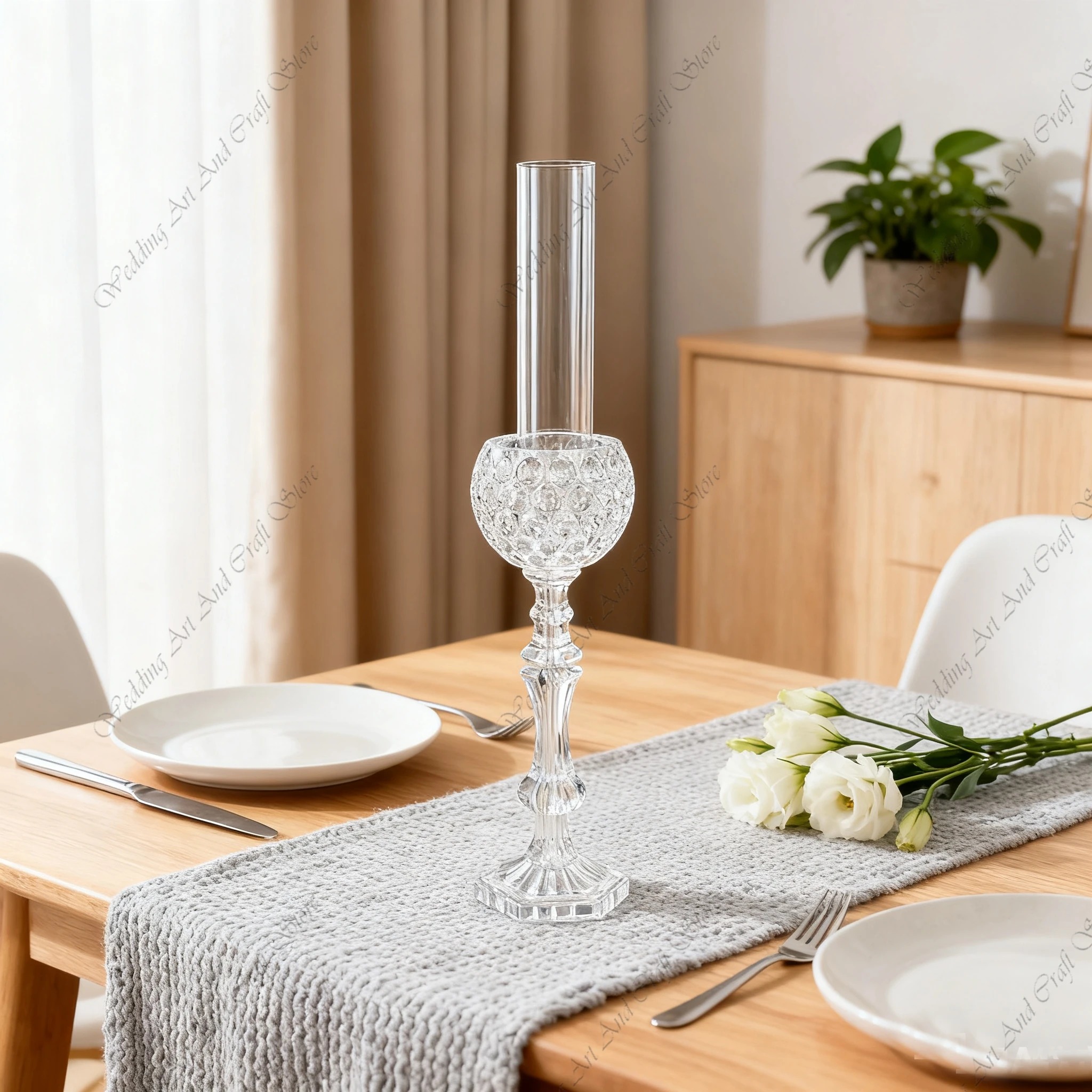 

10pcs 50-100cm f30 Romantic Candlestick Holder Acrylic Clear Pillar Stand Road Lead for Home Wedding Birthday Room Decor vy317