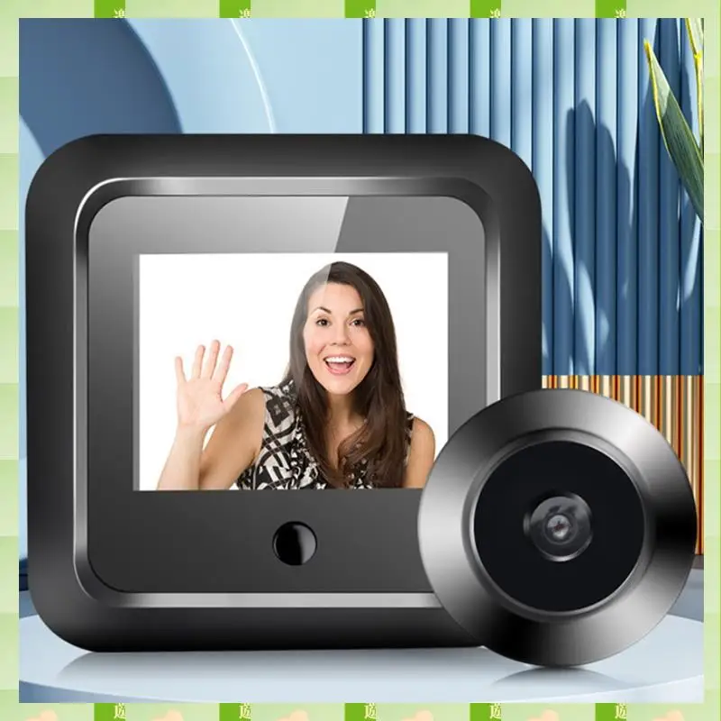 2025 1Set 2,4 Inci 120 °   Kamera Penampil Pintu Digital Pintar 240X320 HD Bel Pintu Visual Hitam, 1Set 2.4 Inci 120 °   Pintu Digital Cerdas