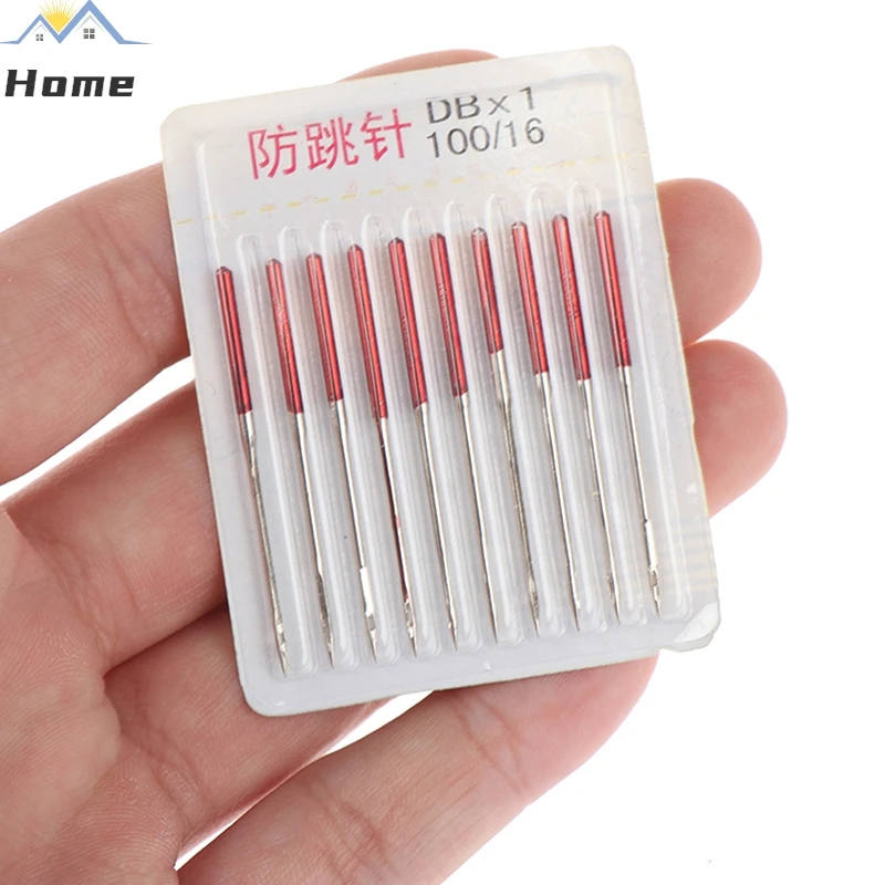 10Pcs/Set 38mm Sewing Stretch Cloth Machine Anti-jump Needle Pins Elastic Cloth Sewing Needles Accessories Household Tools