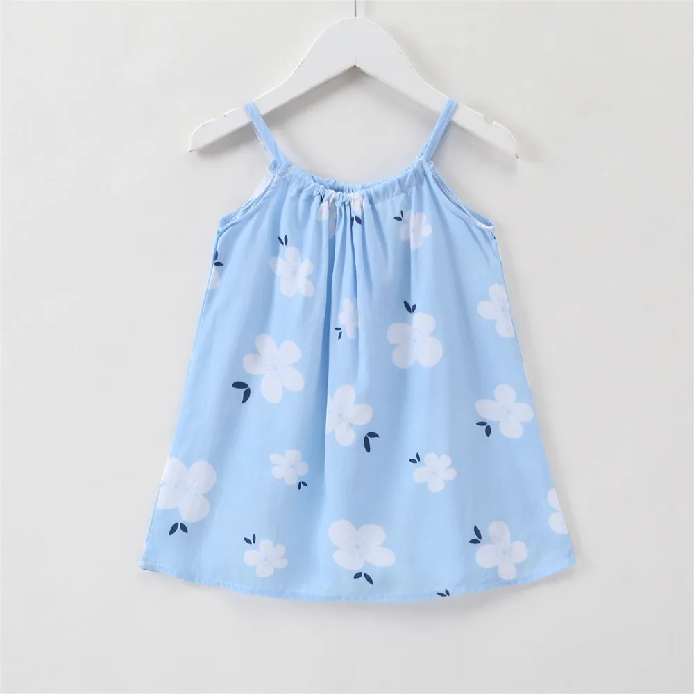 Baby Girls Dress Summer Kids Cute Sling Dresses Children Clothing Toddler Girl Casual Sleeveless Princess Dress