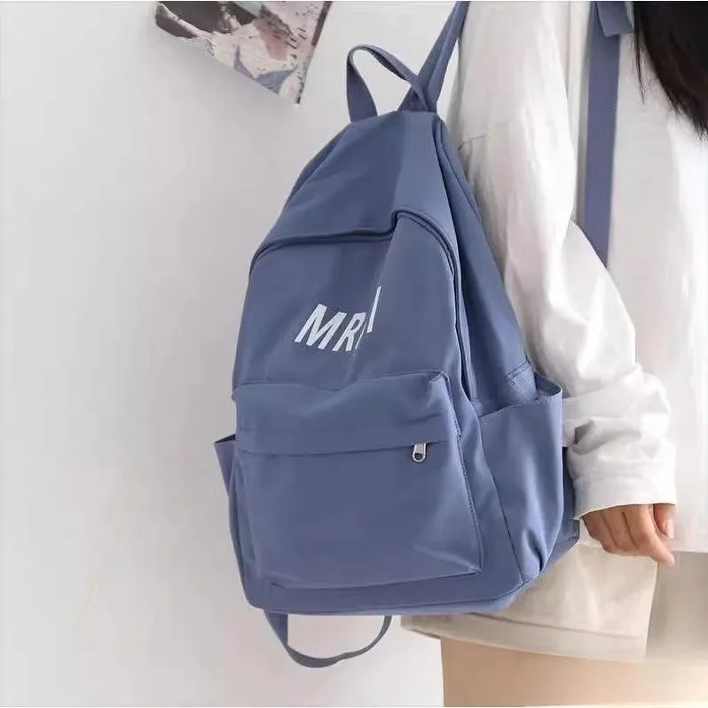 

Легкий дорожный рюкзак Bapa, однотонный, вместительный, повседневный, с молнией, средней жесткости