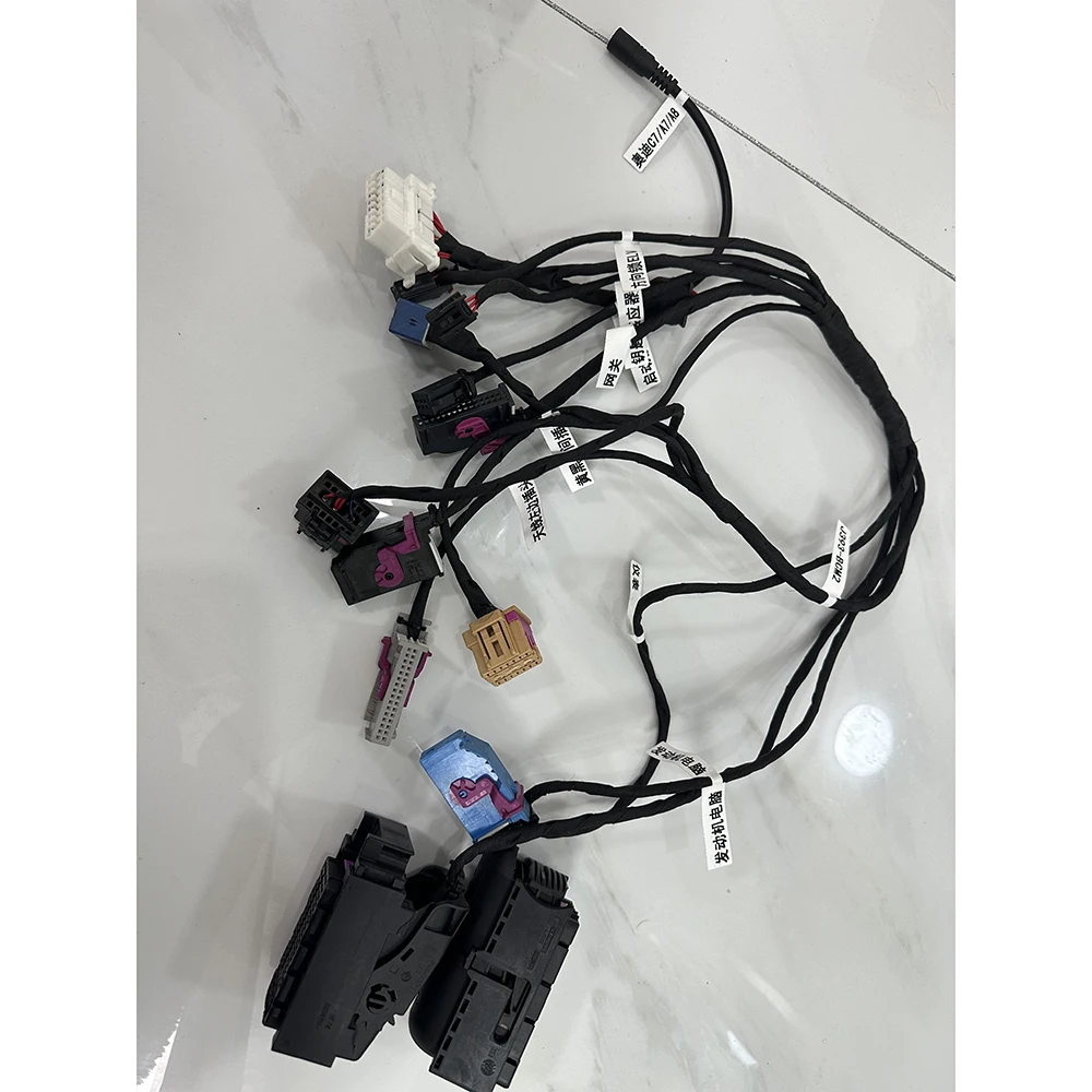 ELV Test Platform Cable For Audi A6 A7 A8 With Key Coil Dashboard Connector BCM2J393