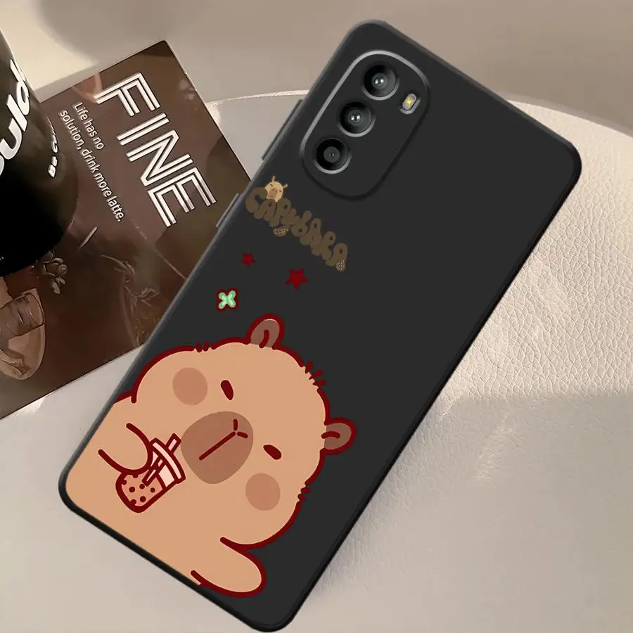 حافظة لهاتف Moto Edge 20 30 X30 Pro S30 Pro Caypabara Happy #4