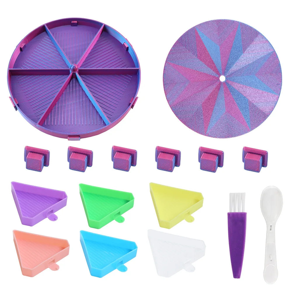 5D Diamond Painting New Style Flip Diamond Disc Multi functional Funnel Disc Screen Diamond Disc DIY Tool Set
