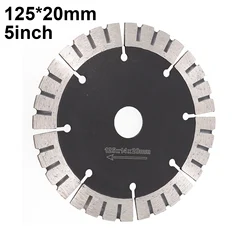 Diamond Cutting Disc Segment Saw Blade 125mm 20mm Bore For Concrete Marble Ceramic Cutting Angle Grinder Tool Accessories