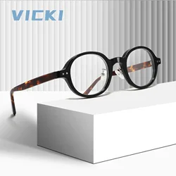 VICKI The New Oval TR Panel Advanced Lens Frame Can Be Customized for Prescription Multi-focal Glasses Photochromism 8925