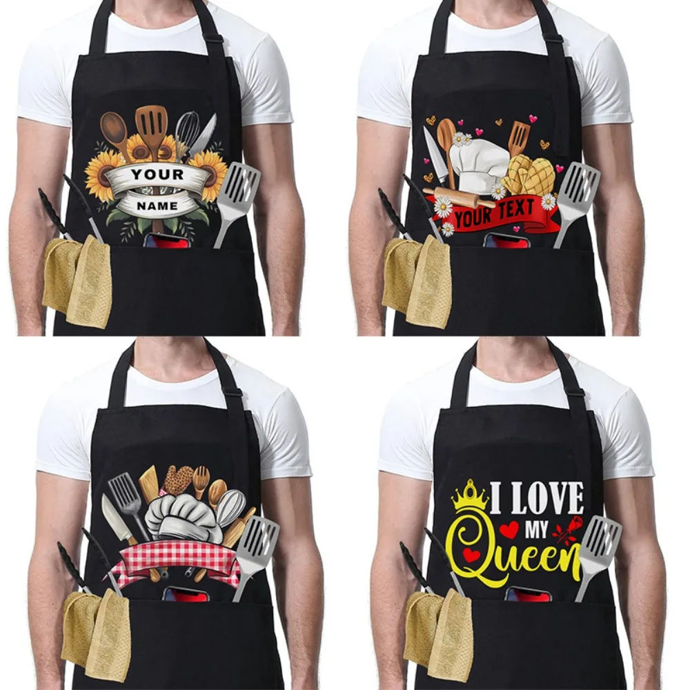 

Фартук для шеф-повара с карманом, регулируемый, для мужчин и женщин, для приготовления пищи, барбекю, выпечки, гриля, кухонные принадлежности