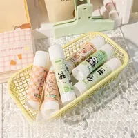10 Pieces Capybara Cartoon Glue Stick Solid Strong Adhesive for Students School Supplies Craft Office Stationery Durable Large