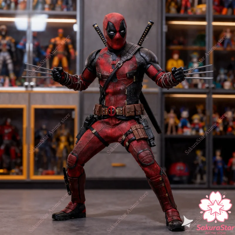 

【In Stock】Hot Toys HT MMS782 Deadpool & Wolverine Battle Version 1/6 Scale Collectible Movable Anime Action Figure Toy