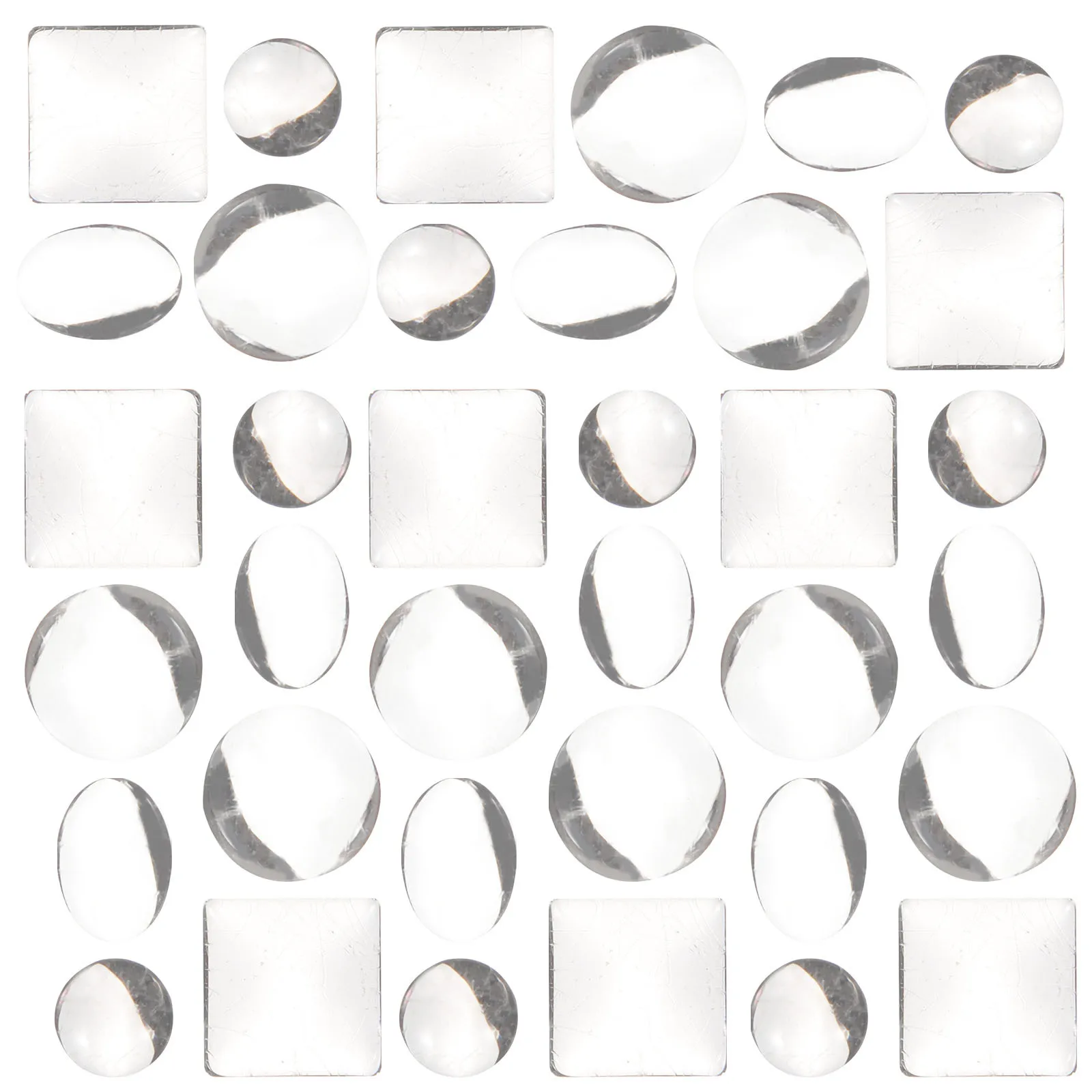 

200pcs Crystal Cover Glass Dome Clear Flat Back Cabochon For Diy Fridge Magnet -Use Transparent Dome Beads Jewelry