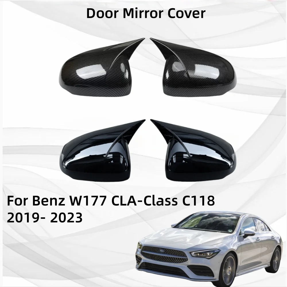 

For Benz W177 CLA-Class C118 2019 2020 2021 2022 2023 Door Mirror Cover Car Accessories Exterior Components Decorate