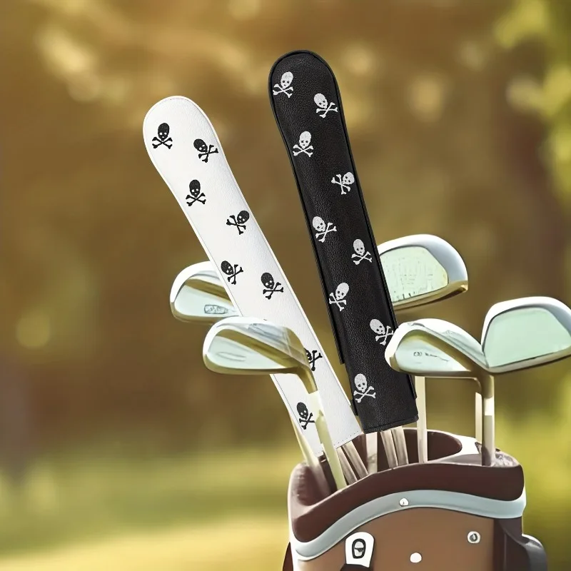 Golf Direction Indicator Pole Protective Cover with Skull and Crossbeam Design - Durable Dust Cover, Golf Accessories, Headgear