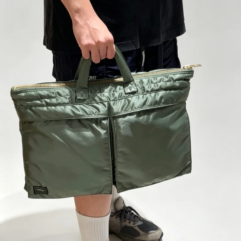 Porter Yoshida Tanker 622-26110 Briefcase Men Travel Shoulder Crossbody Handbag Business Large Capacity Commute Document Bag