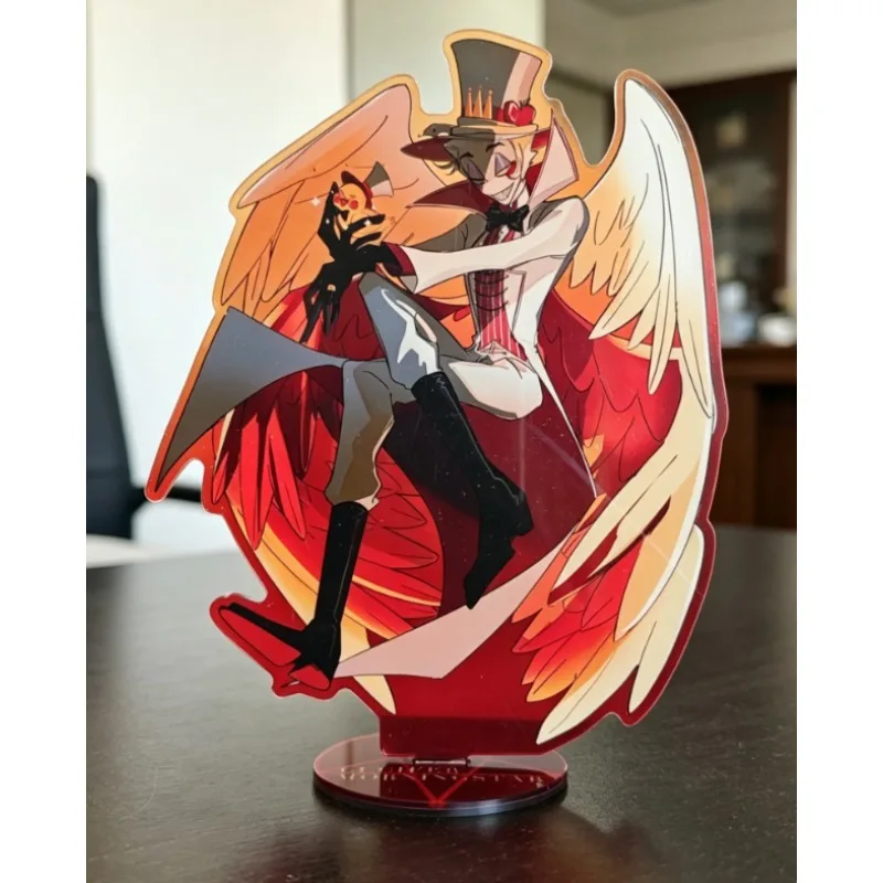 

Stand For Hazbin Hotel Lucifer Morningstar Original Acrylic Handmade Cute Cartoon Anime Pendant Gift for Daily Use and Friends